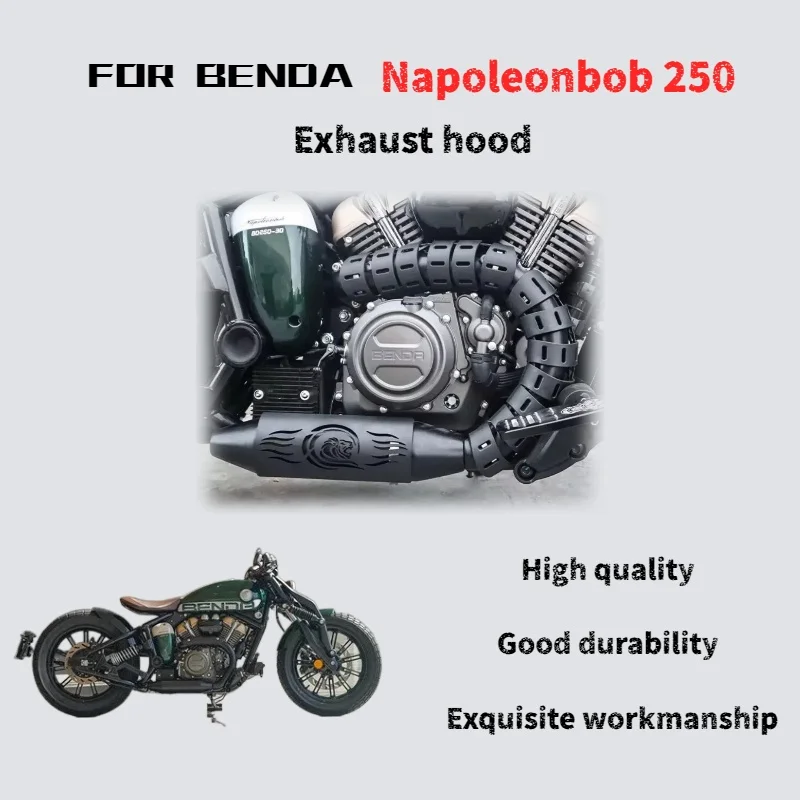 For Benda Napoleonbob 250 exhaust pipe heat shield Anti-scald cover with exhaust protection cover
For Benda Napoleonbob 250 exhaust pipe heat shield Anti-scald cover with exhaust protection cover