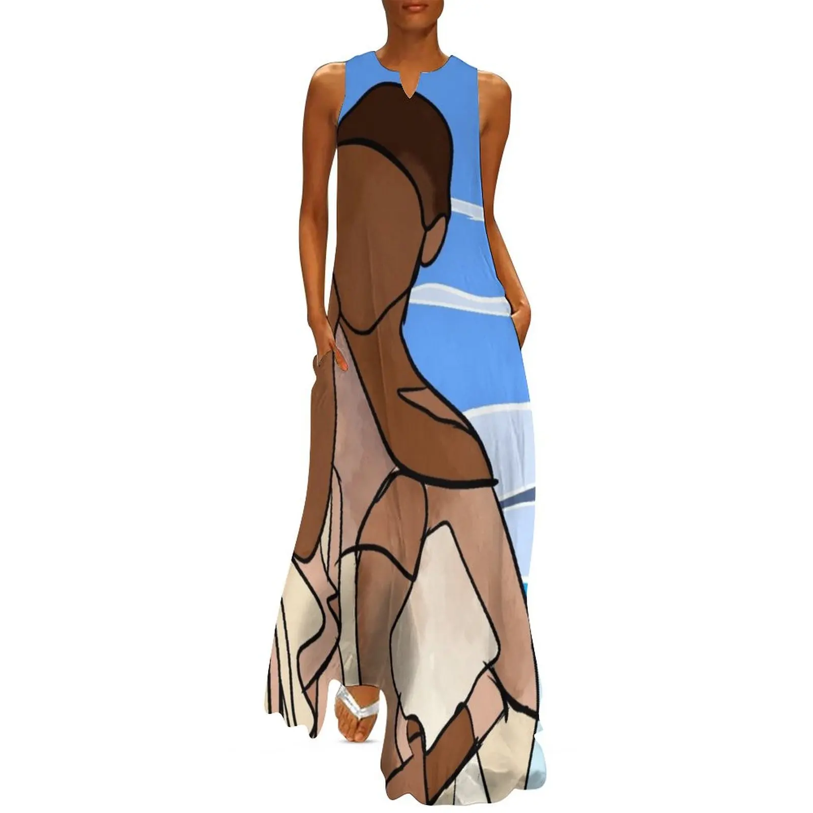 Queen of the beach Long Dress Elegant gown prom dresses Dress for pregnant women
Queen of the beach Long Dress Elegant gown prom dresses Dress for pregnant women