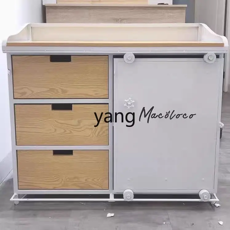 CX solid wood dining side cabinet, tea table, cupboard, wrought iron retro storage and dining cabinet
CX solid wood dining side cabinet, tea table, cupboard, wrought iron retro storage and dining cabinet