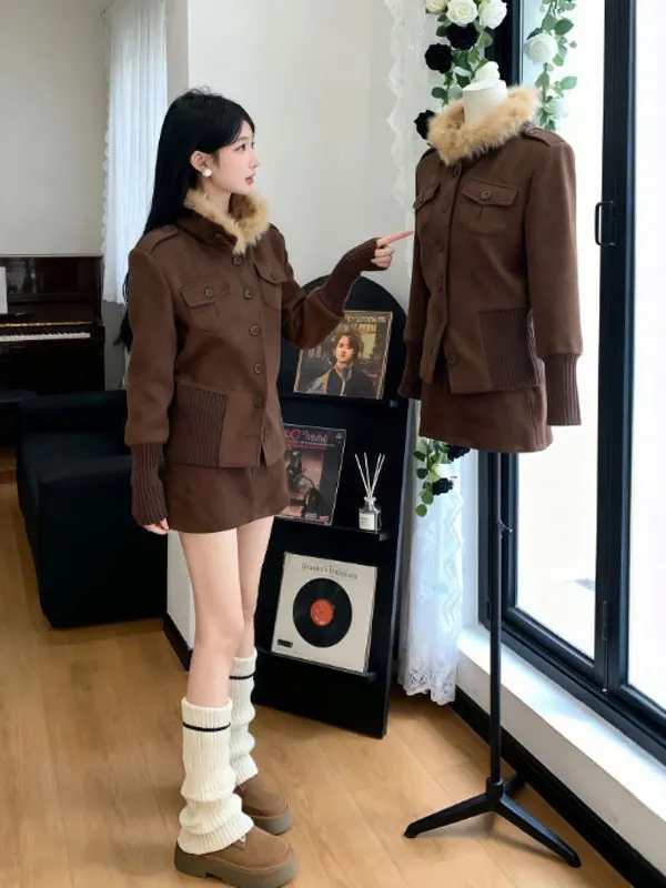 Retro Faion ort Jaet Slim Fit oulder Button Ladies Coat Sli Personali Winter Outerwear Travel Work Outdoor
Retro Faion ort Jaet Slim Fit oulder Button Ladies Coat Sli Personali Winter Outerwear Travel Work Outdoor