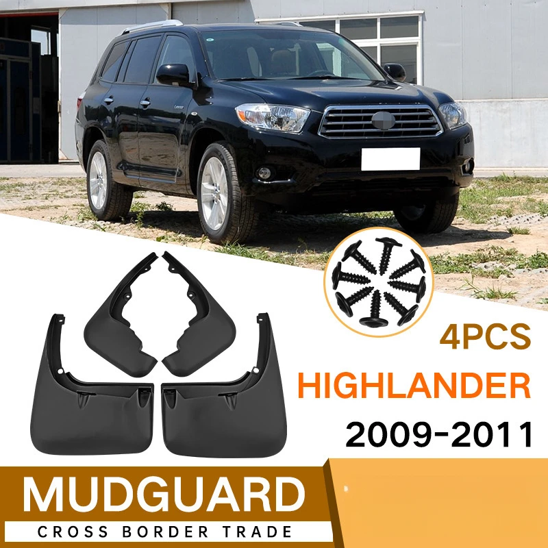 4 PCS Mud Flaps Car Mudguards Splash Guards for Toyota Highlander 2009-2011 Front and Rear Fenders Car Accessories Styling
4 PCS Mud Flaps Car Mudguards Splash Guards for Toyota Highlander 2009-2011 Front and Rear Fenders Car Accessories Styling