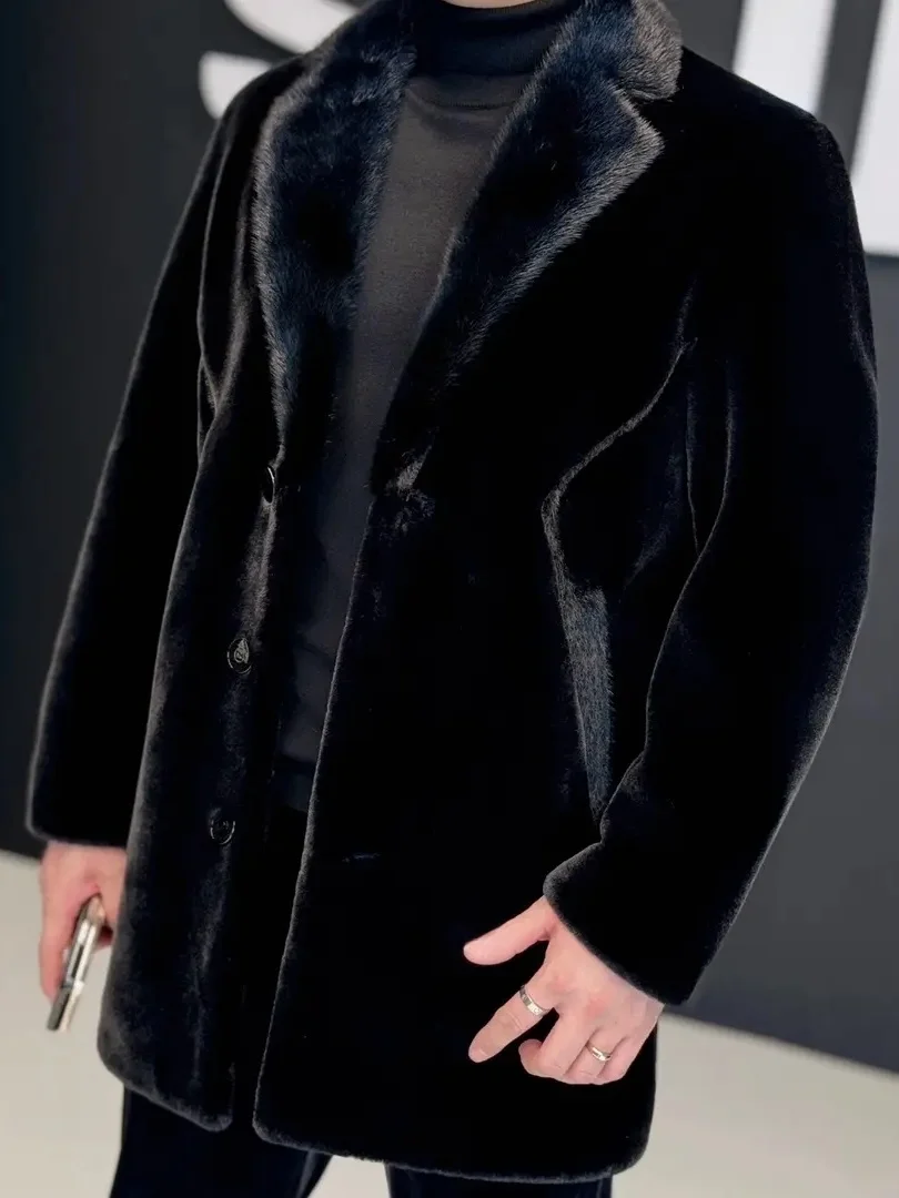 Мужское осенне-зимнее новое модное комфортное длинное пальто, повседневное деловое, высококачественное, из меха норки, молодежное, городское, стильное
Мужское осенне-зимнее новое модное комфортное длинное пальто, повседневное деловое, высококачественное, из меха норки, молодежное, городское, стильное