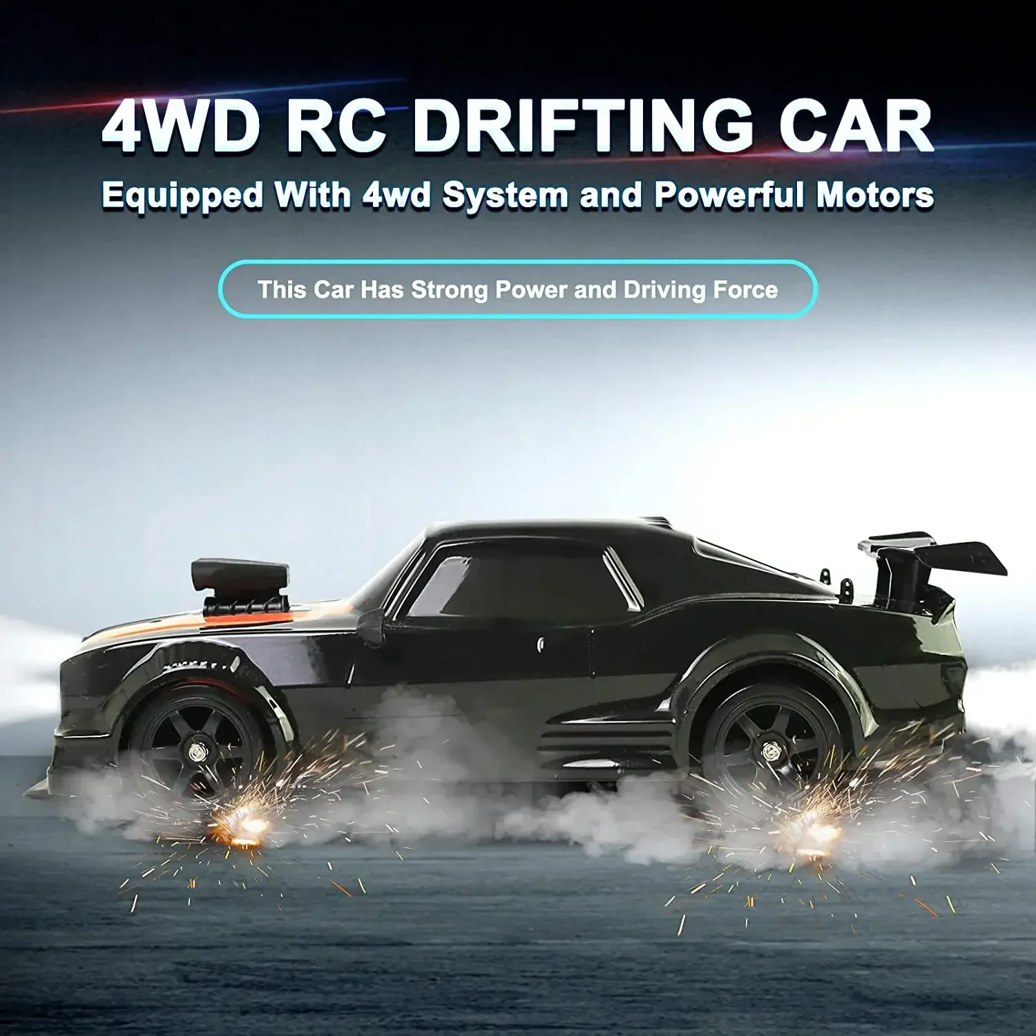 1/16 RC Car AE86 2.4G Remote Control Racing Vehicle 4x4 High-Speed RC Drift Cars 18km/h Waiting For Light Spray Toys for Boys
1/16 RC Car AE86 2.4G Remote Control Racing Vehicle 4x4 High-Speed RC Drift Cars 18km/h Waiting For Light Spray Toys for Boys