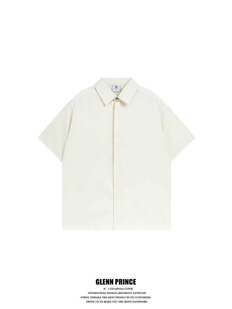 GPstudio Japanese Style Pure Color Short Sleeve Shirt Men's Summer Cleanfit Premium Feeling White Shirt Loose Fit Youth Trend...
GPstudio Japanese Style Pure Color Short Sleeve Shirt Men's Summer Cleanfit Premium Feeling White Shirt Loose Fit Youth Trend...