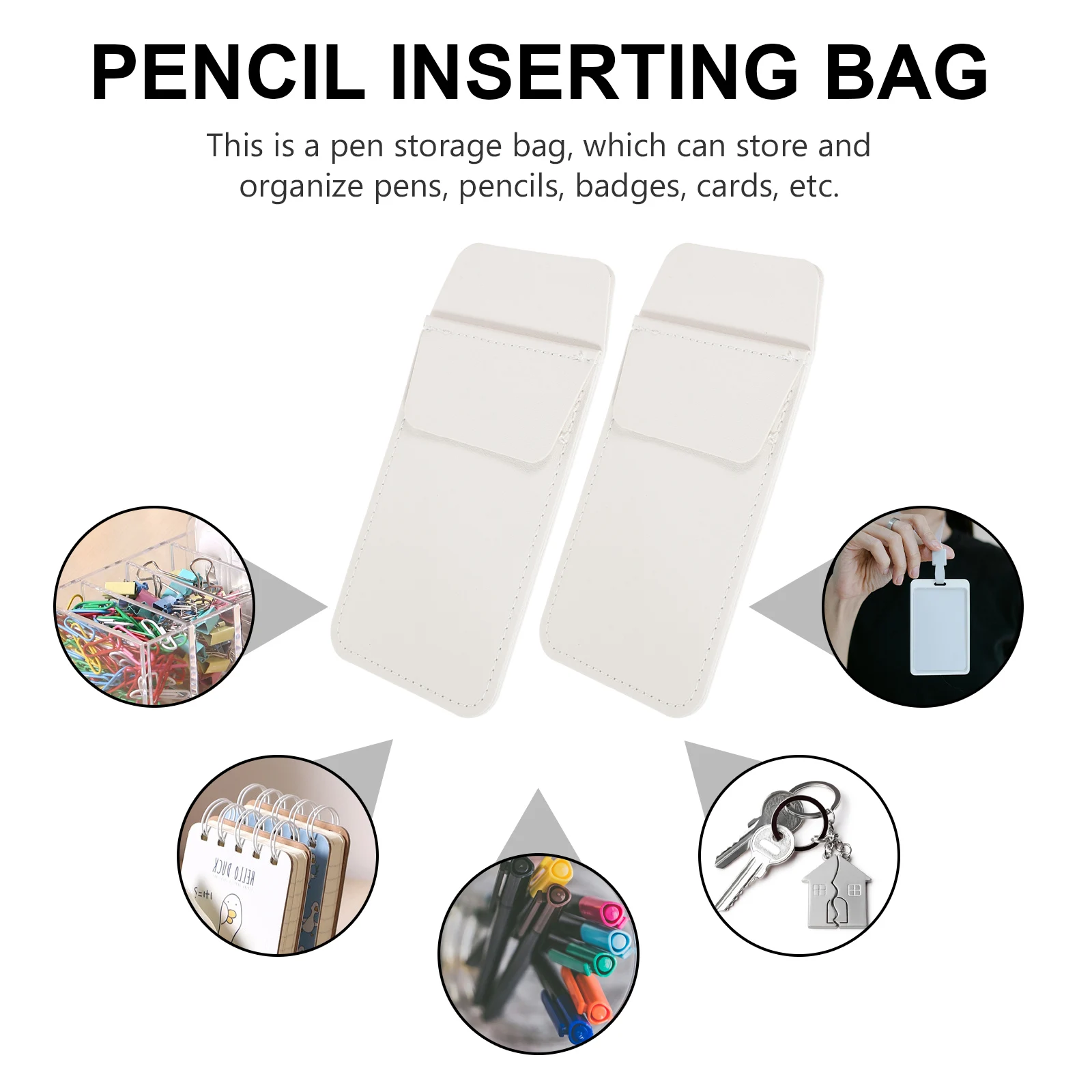 2Pcs PU Pen Sleeves Insert Type Pencil Holder for Medical Staff Leak Proof Pen Organizer for Hospital Office Daily Use Pouch
2Pcs PU Pen Sleeves Insert Type Pencil Holder for Medical Staff Leak Proof Pen Organizer for Hospital Office Daily Use Pouch