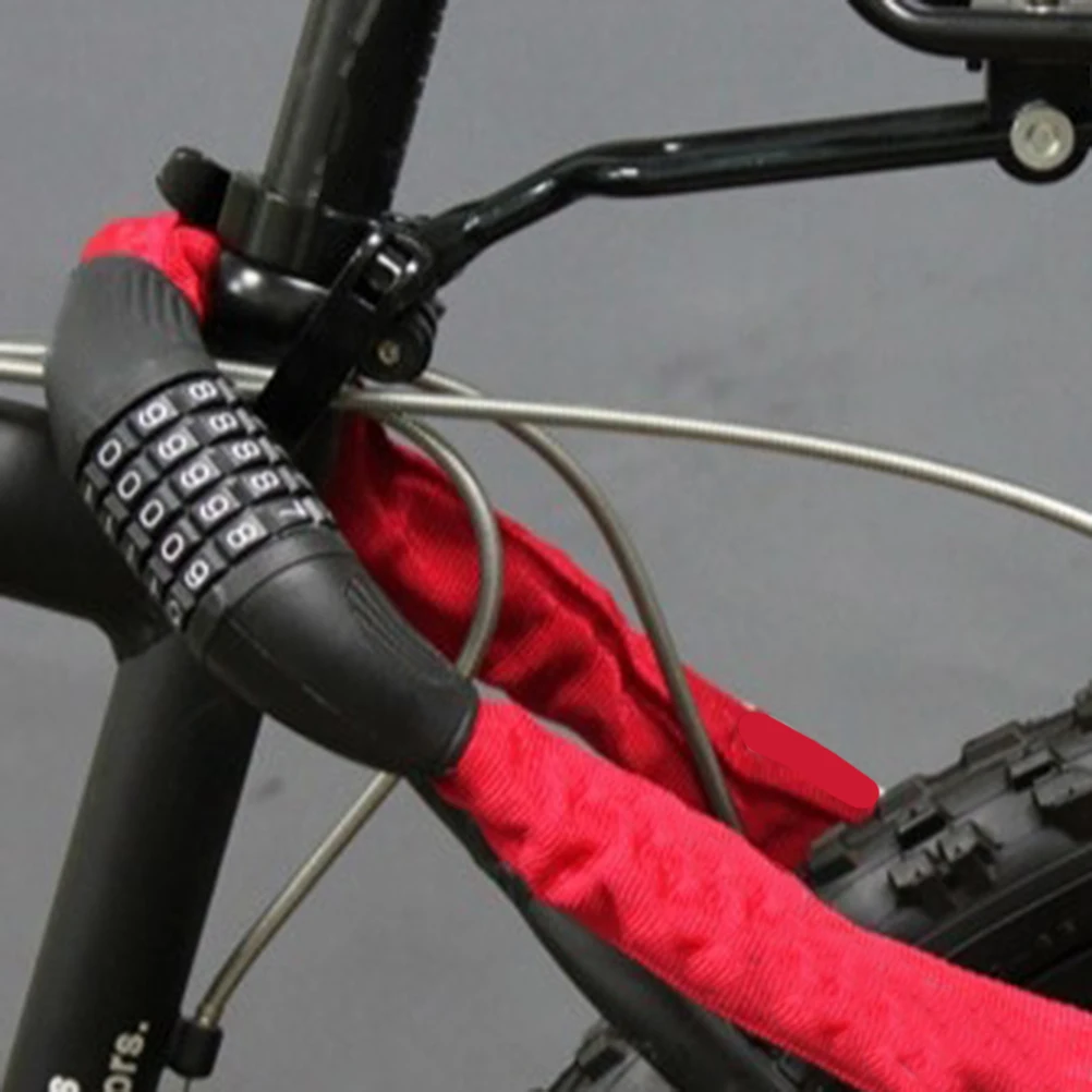 Chain Password Lock Combination Heavy Duty Red Anti-theft Bike Scooter High Security 5- Resettable Square-linked Steel
Chain Password Lock Combination Heavy Duty Red Anti-theft Bike Scooter High Security 5- Resettable Square-linked Steel