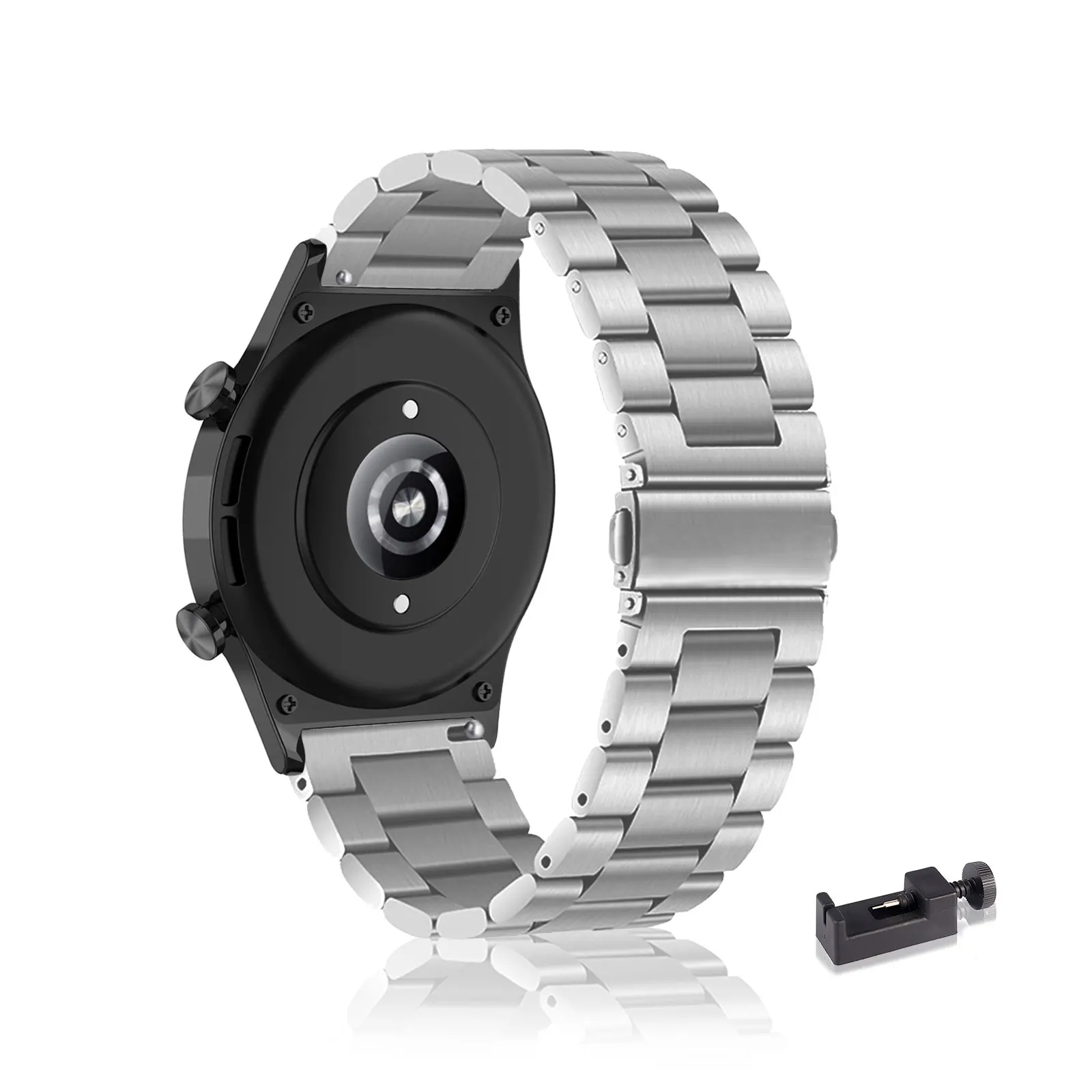 Ремешки из нержавеющей стали для Huawei Watch GT 2 Pro/GT 2E/Huawei Watch GT Runner, ремешок 46 мм, сменный металлический ремешок с тремя колонами
Ремешки из нержавеющей стали для Huawei Watch GT 2 Pro/GT 2E/Huawei Watch GT Runner, ремешок 46 мм, сменный металлический ремешок с тремя колонами