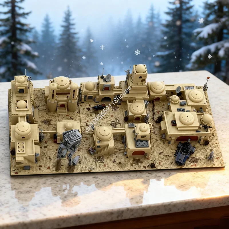 11863pcs MOC SW Tatooine Mos Eisley Cantina 1 Model Building Blocks Construction Assemble Toys DIY Christmas Gifts Idea Kids
11863pcs MOC SW Tatooine Mos Eisley Cantina 1 Model Building Blocks Construction Assemble Toys DIY Christmas Gifts Idea Kids