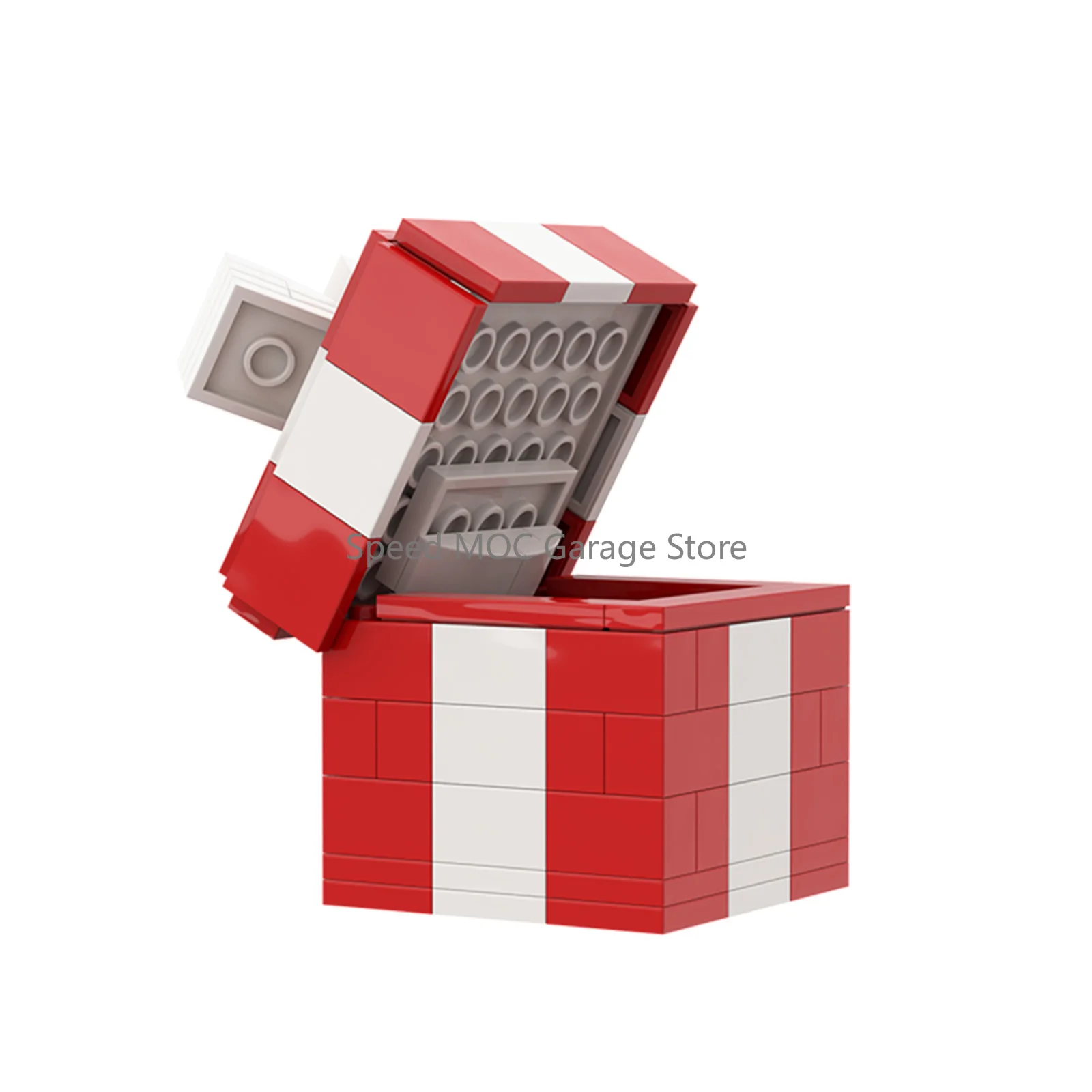 MOC Building Blocks Festive Gift Box - Openable DIY Brick Present Model, Red & White Holiday Decoration Set
MOC Building Blocks Festive Gift Box - Openable DIY Brick Present Model, Red & White Holiday Decoration Set