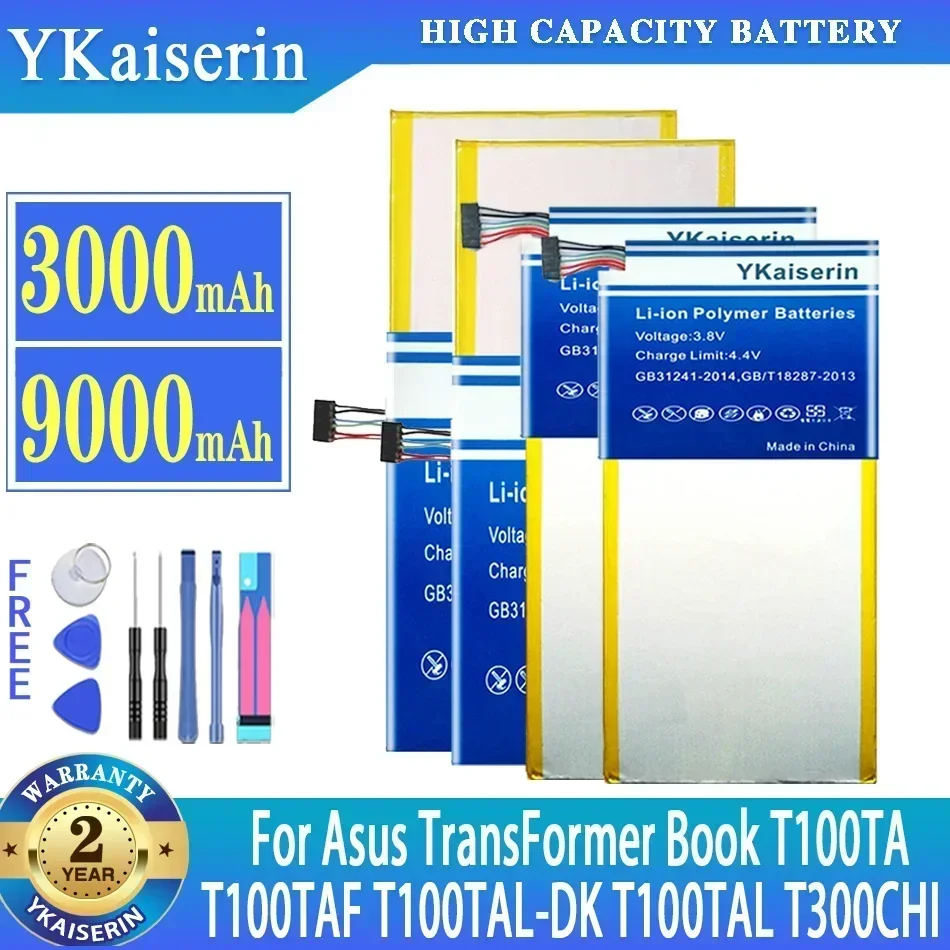 YKaiserin C11P1421 C12N1406 C12N1320 Battery for Asus TransFormer Book T100TA T100TAF T100TAL-DK T100TAL T300CHI Keyboard Dock
YKaiserin C11P1421 C12N1406 C12N1320 Battery for Asus TransFormer Book T100TA T100TAF T100TAL-DK T100TAL T300CHI Keyboard Dock