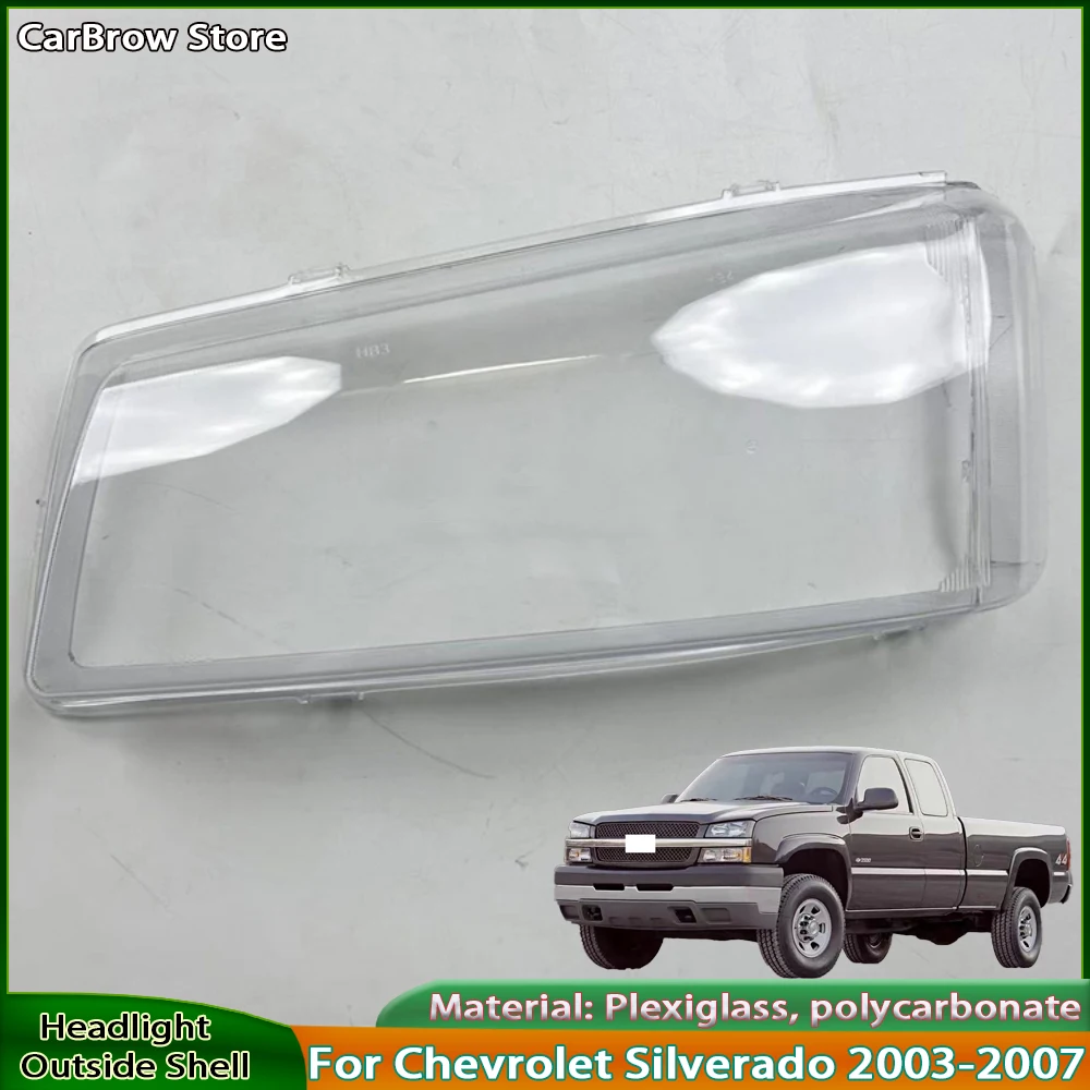 Замена крышки отражателя фар для Chevrolet Silverado 2003-2007, передняя фара автомобиля в сборе, прозрачный корпус, линза
Замена крышки отражателя фар для Chevrolet Silverado 2003-2007, передняя фара автомобиля в сборе, прозрачный корпус, линза
