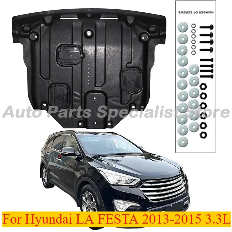 High Quality Alloy Under Engine Guard Splash Shield Mud Fender For Hyundai LA FESTA 2013-2015 3.3L
High Quality Alloy Under Engine Guard Splash Shield Mud Fender For Hyundai LA FESTA 2013-2015 3.3L