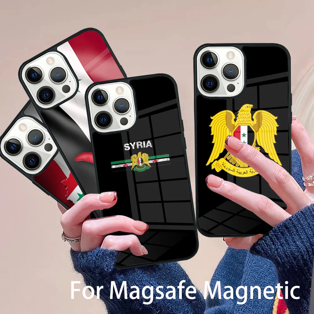 Flag of Syria Phone Case Magesafe Magnetic Wireless Charge Cover For IPhone 16 11 12 13 14 15 Pro Max Plus Mini
Flag of Syria Phone Case Magesafe Magnetic Wireless Charge Cover For IPhone 16 11 12 13 14 15 Pro Max Plus Mini