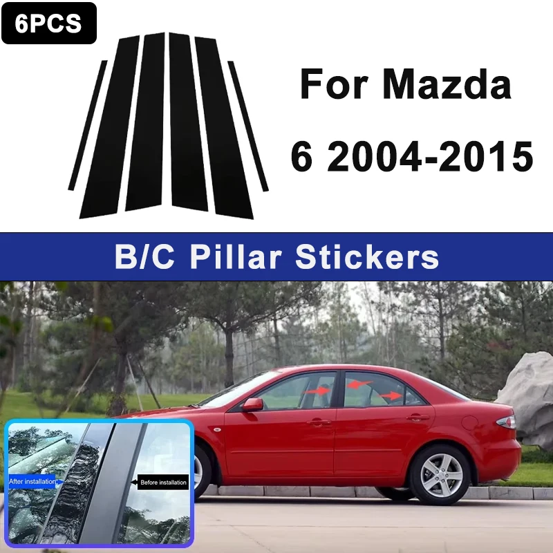 For Mazda 6 2004-2015 Window B C Pillar Post Cover Trim Stickers Door Column Decorative Exterior Accessories
For Mazda 6 2004-2015 Window B C Pillar Post Cover Trim Stickers Door Column Decorative Exterior Accessories