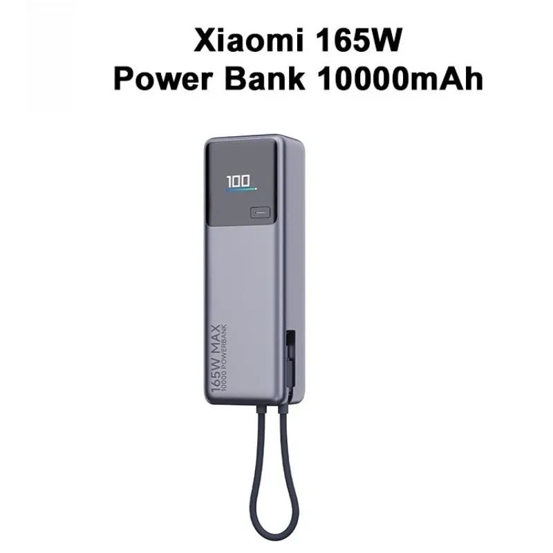 Xiaomi 165W Mobile Power 10000mAh Portable Large Capacity LED Display Portable Charger Suitable for Xiaomi 14 Pro IPhone 15
Xiaomi 165W Mobile Power 10000mAh Portable Large Capacity LED Display Portable Charger Suitable for Xiaomi 14 Pro IPhone 15