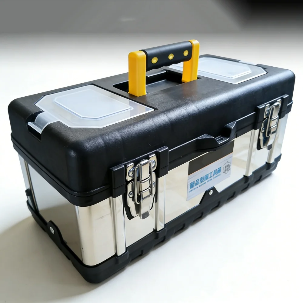 Stainless Steel Tool Box for Power Tool Accessories Drill Adapter Storage Box Electric Wrench and Power Tools Hardware Parts Box
Stainless Steel Tool Box for Power Tool Accessories Drill Adapter Storage Box Electric Wrench and Power Tools Hardware Parts Box