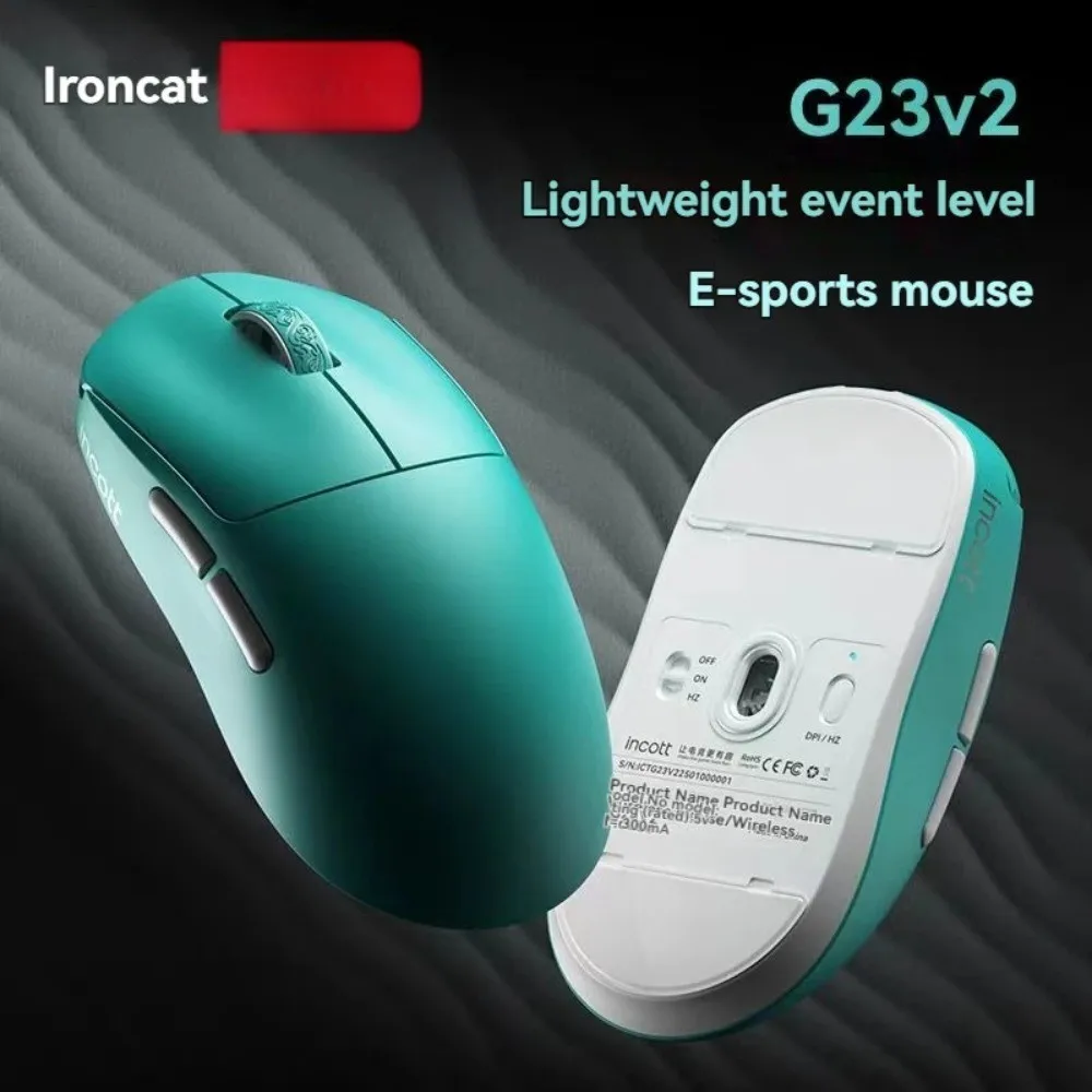 INCOTT G23 V2 Беспроводная мышь с тремя режимами PAW3395 8 кГц, скорость погружения, легкая игровая офисная мышь для FPS TPS
INCOTT G23 V2 Беспроводная мышь с тремя режимами PAW3395 8 кГц, скорость погружения, легкая игровая офисная мышь для FPS TPS
