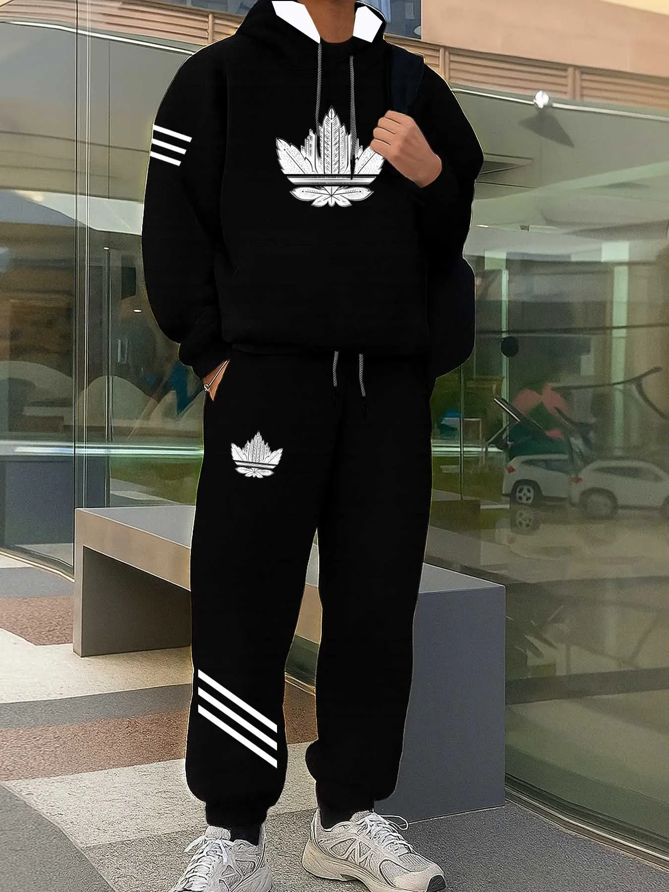 Fashion Autumn Winter Y2K Men's Hoodie 3D Print Oversized Sports Pants Tracksuit two-piece Set Sweatshirt+Trousers Sportswear
Fashion Autumn Winter Y2K Men's Hoodie 3D Print Oversized Sports Pants Tracksuit two-piece Set Sweatshirt+Trousers Sportswear
