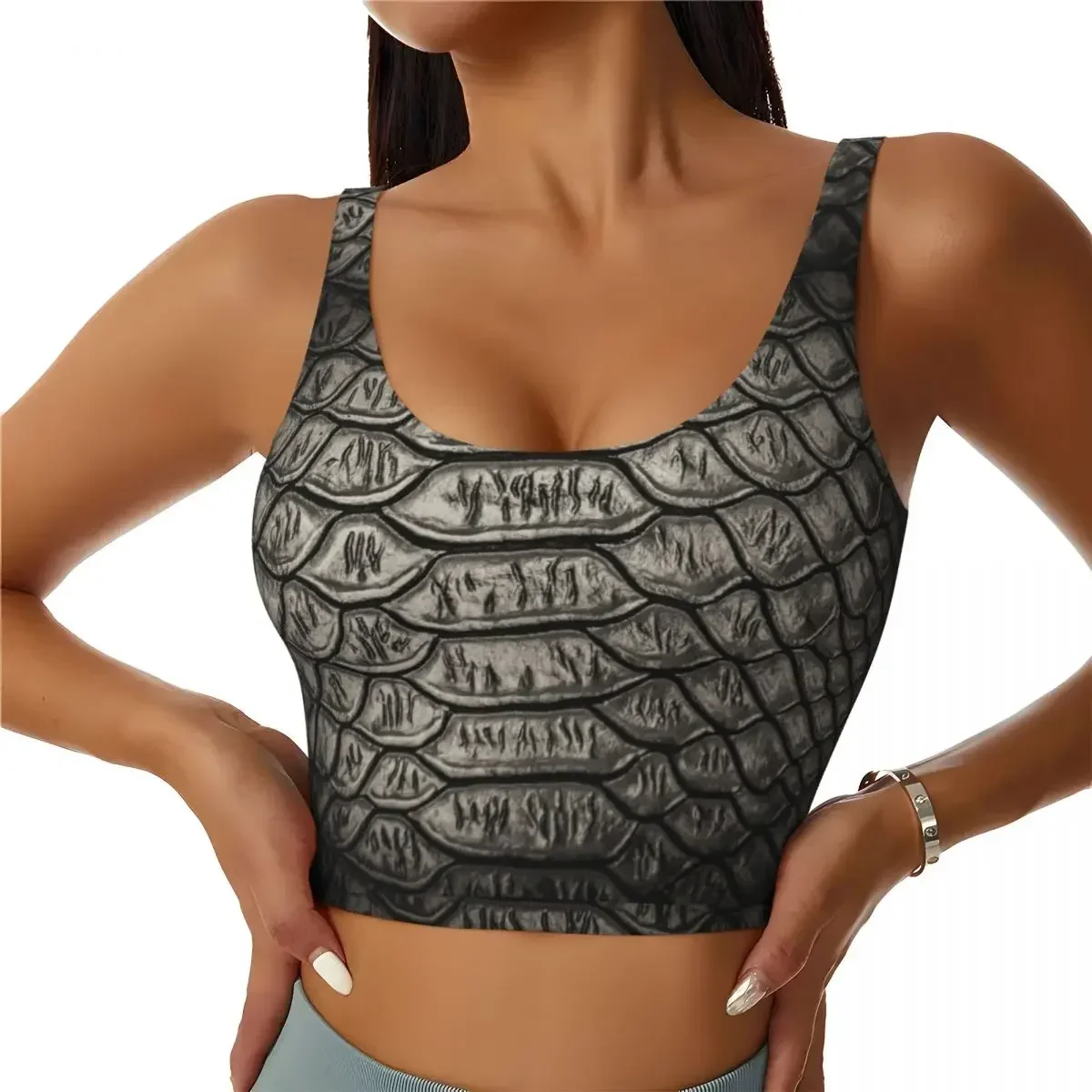 Yoga Vest Women Gym Sports Crop Tops Vintage Snake Skin Streetwear Workout Breathable Tank Top Female
Yoga Vest Women Gym Sports Crop Tops Vintage Snake Skin Streetwear Workout Breathable Tank Top Female