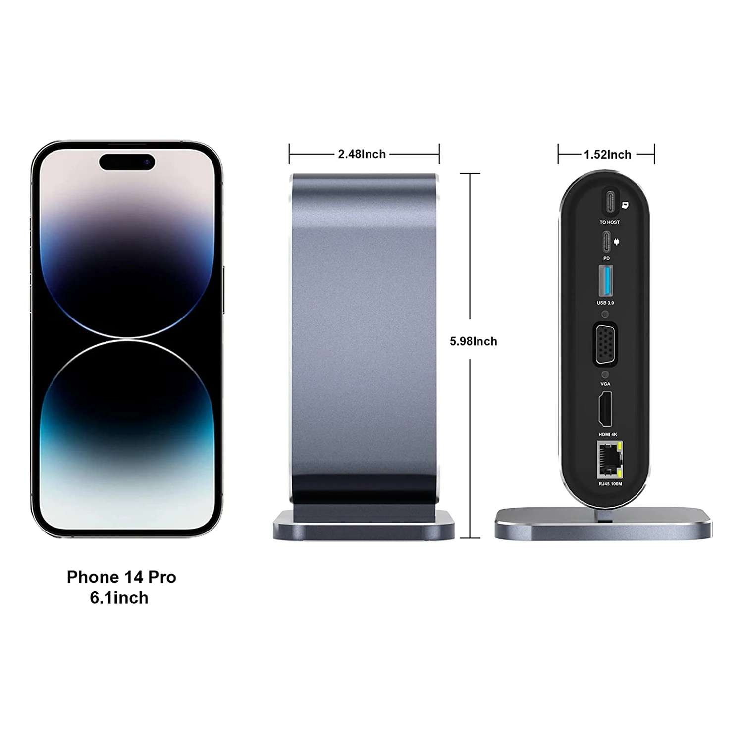 A10I 12-In-1 USB C Docking Station USB C Hub Dock Laptop Display Docking Station USB 3.0 Adapter for Computer
A10I 12-In-1 USB C Docking Station USB C Hub Dock Laptop Display Docking Station USB 3.0 Adapter for Computer