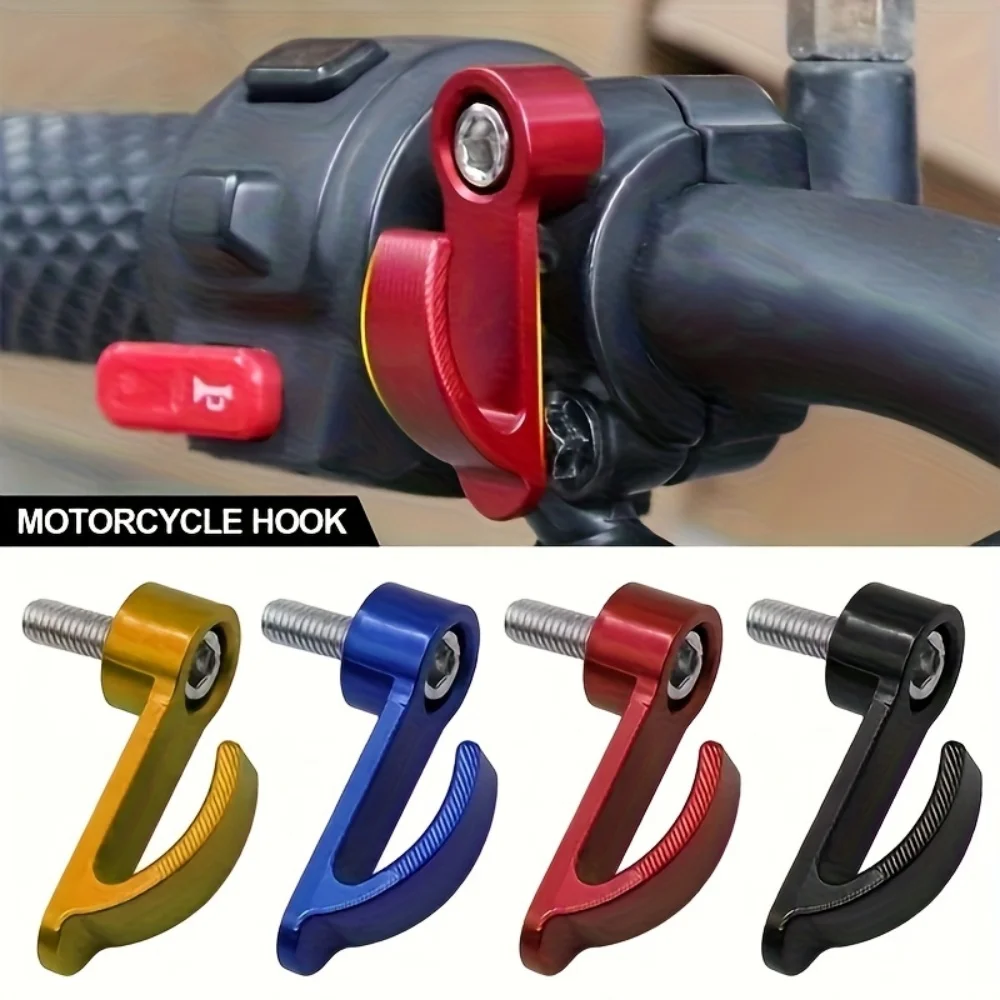 2 Random Color Aluminum Alloy Motorcycle and Electric Bicycle Hooks, Modified Handlebar Accessories, Multifunctional Motorcycle Storage Hook
2 Random Color Aluminum Alloy Motorcycle and Electric Bicycle Hooks, Modified Handlebar Accessories, Multifunctional Motorcycle Storage Hook