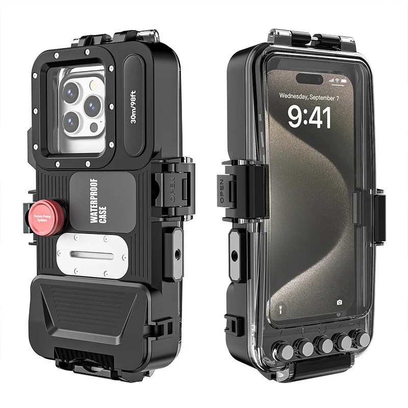 30M Waterproof Diving Case for iPhone, Professional Underwater Photography Protective Shell, IPX8 Waterproof,Anti - Drop
30M Waterproof Diving Case for iPhone, Professional Underwater Photography Protective Shell, IPX8 Waterproof,Anti - Drop