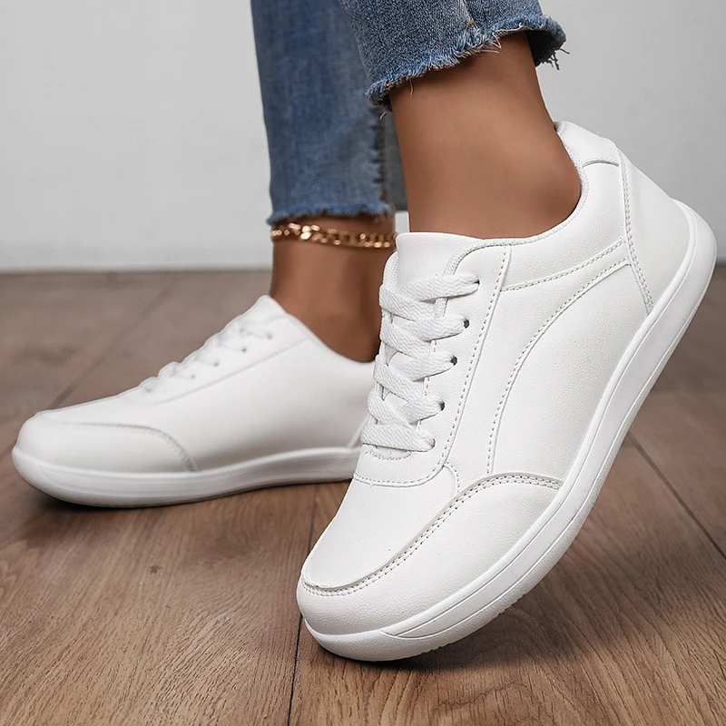 2 2026 Spring Summer Women Wide Fit Flat White Sneakers Casual Lace Up Walking Shoes Unisex Lightweight Shoes
2 2026 Spring Summer Women Wide Fit Flat White Sneakers Casual Lace Up Walking Shoes Unisex Lightweight Shoes