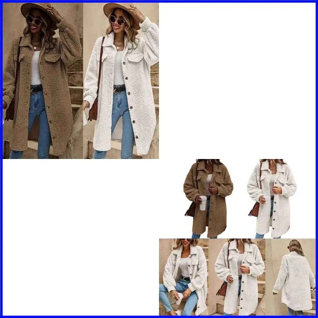 Womens Fuzzy Fleece Jackets 2023 Solid Color Oversized Long Open Front Cardigan Jackets Coat Warm Winter Faux Furs Coat
Womens Fuzzy Fleece Jackets 2023 Solid Color Oversized Long Open Front Cardigan Jackets Coat Warm Winter Faux Furs Coat