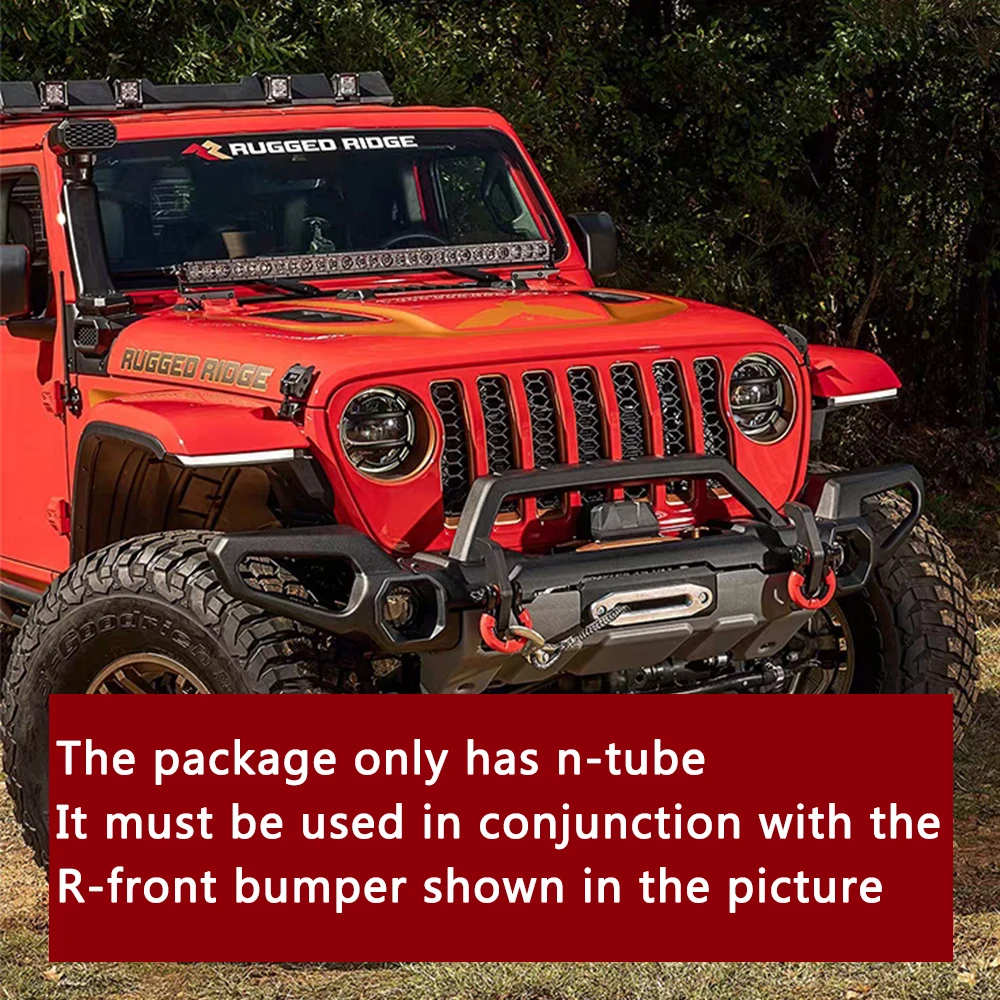 Lantsun JL1229-2n N Bar Front Bumper N-Tube Iron N Tube Bull Bar for Jeep for Wrangler JL/JT/4XE
Lantsun JL1229-2n N Bar Front Bumper N-Tube Iron N Tube Bull Bar for Jeep for Wrangler JL/JT/4XE
