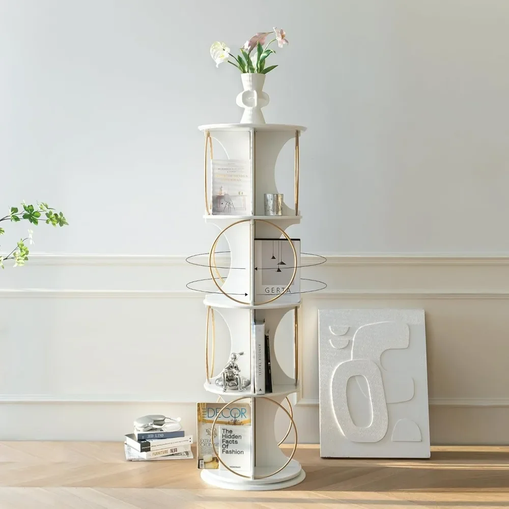 Book Shelves,4 Tier,360° Display Spinning Book Shelf Tower,for Book Magazine CD Movie,for Home or Office,book Shelfs
Book Shelves,4 Tier,360° Display Spinning Book Shelf Tower,for Book Magazine CD Movie,for Home or Office,book Shelfs