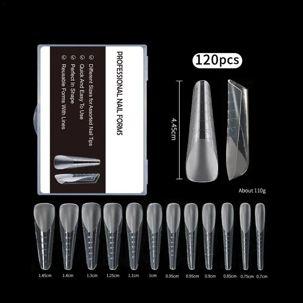 120Pcs Press on False Nails Capsule Gel Nails Extension System Nail Tips Coffin French Quick Building Mold Tool 
120Pcs Press on False Nails Capsule Gel Nails Extension System Nail Tips Coffin French Quick Building Mold Tool