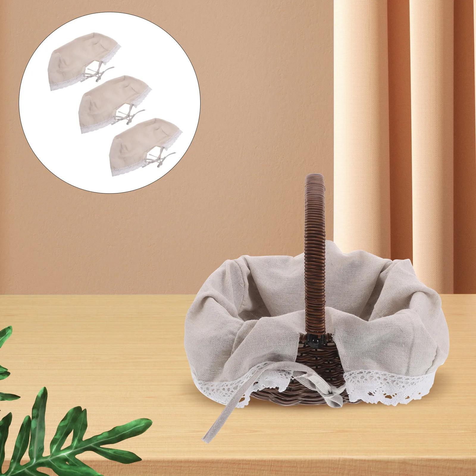 3Pcs Wicker Basket Liners Cloth Set: Soft Farmhouse Style Insert for Picnic Harvest Storage Baskets Reusable Sourdough Proofing
3Pcs Wicker Basket Liners Cloth Set: Soft Farmhouse Style Insert for Picnic Harvest Storage Baskets Reusable Sourdough Proofing