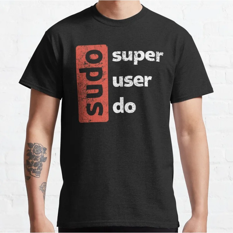 sudo - superuser do Funny Sysadmin Command Engineer T-Shirt for software developer large size tops Adult tee S-6XL
sudo - superuser do Funny Sysadmin Command Engineer T-Shirt for software developer large size tops Adult tee S-6XL