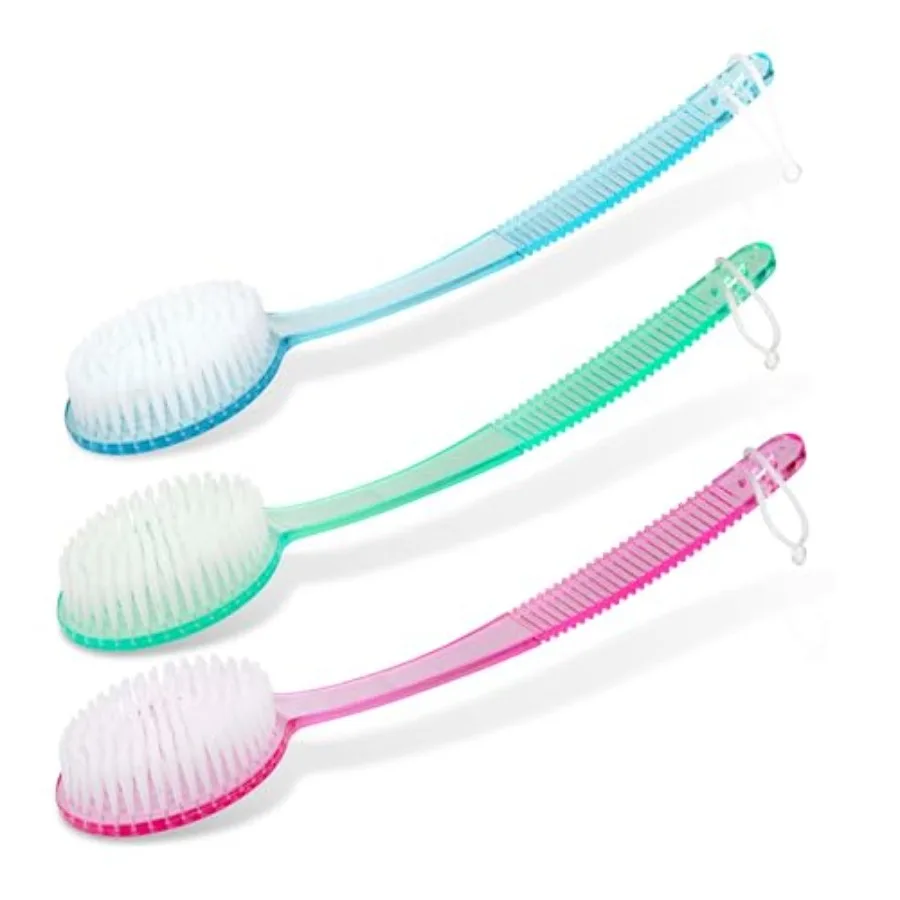 Color, 1 Pack Bath Brush with Bristles, Long Handle for Exfoliating Back, Body, and Feet, Bath and Shower Scrubber
Color, 1 Pack Bath Brush with Bristles, Long Handle for Exfoliating Back, Body, and Feet, Bath and Shower Scrubber