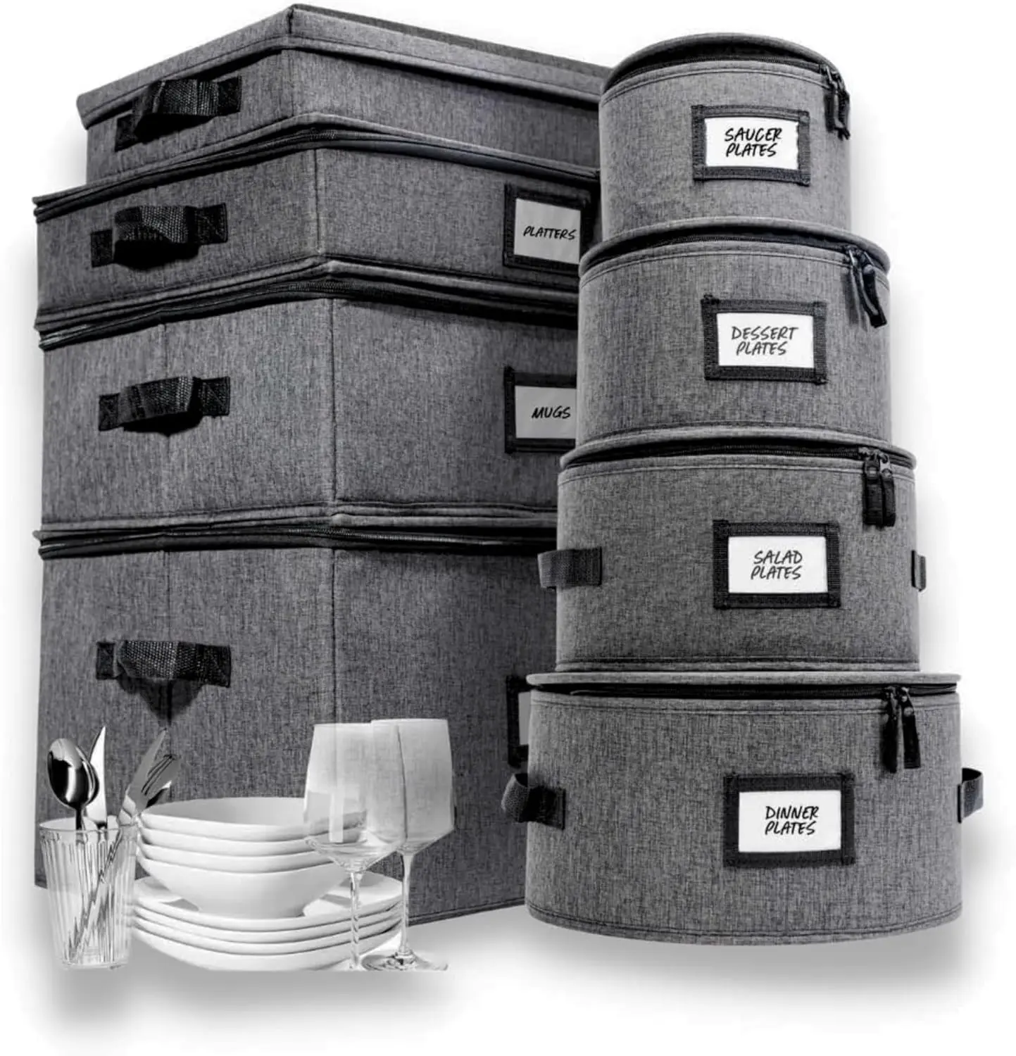 8pcs Hard Shell China Storage Containers, Mug Storage, Wine Glass, Utensils, & Plate Storage
8pcs Hard Shell China Storage Containers, Mug Storage, Wine Glass, Utensils, & Plate Storage