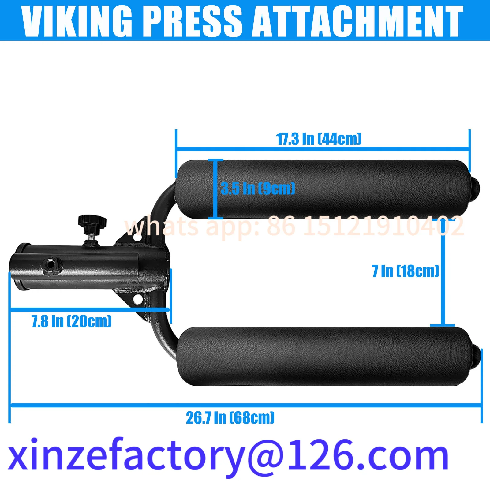 Be suitable for Home Gym Shoulder Press Bar For 25/50mm (1/2 Inches) Barbell Rod,T-bar,Row,Back Attachment,Weightlifting Deadlif
Be suitable for Home Gym Shoulder Press Bar For 25/50mm (1/2 Inches) Barbell Rod,T-bar,Row,Back Attachment,Weightlifting Deadlif