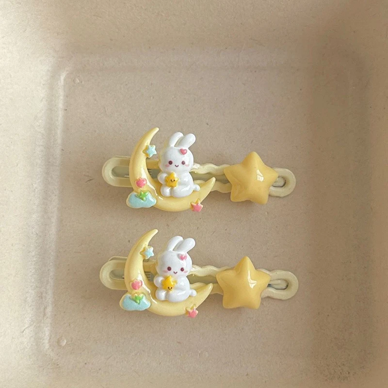 Yellow Hairpins Star Moon Rabbit Hair Clips Cute Cartoon Kids Barrettes Children Girl Headwear Kids Hair Accessories Photo Props
Yellow Hairpins Star Moon Rabbit Hair Clips Cute Cartoon Kids Barrettes Children Girl Headwear Kids Hair Accessories Photo Props