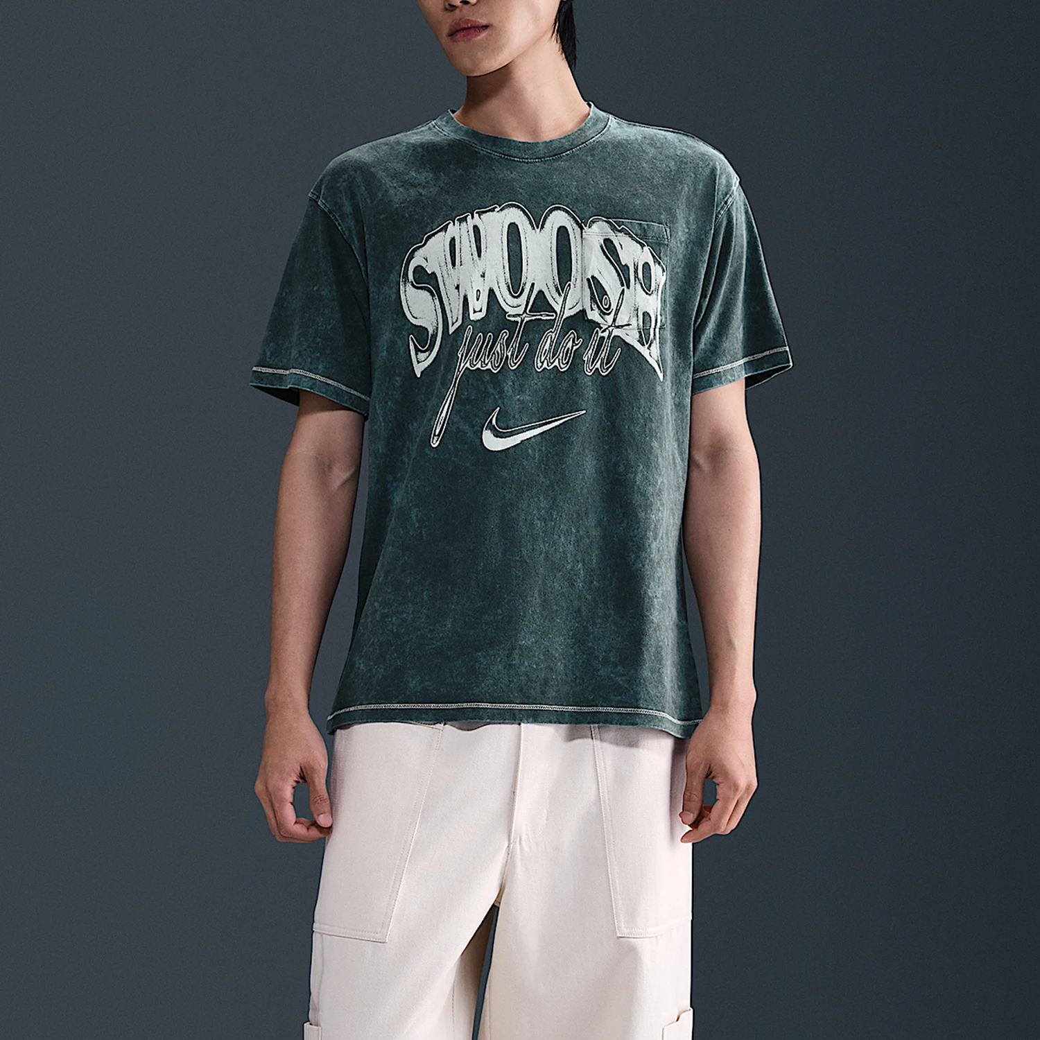 Nike genuine Sportswear men's loose daily casual short sleeved HQ9261-390
Nike genuine Sportswear men's loose daily casual short sleeved HQ9261-390