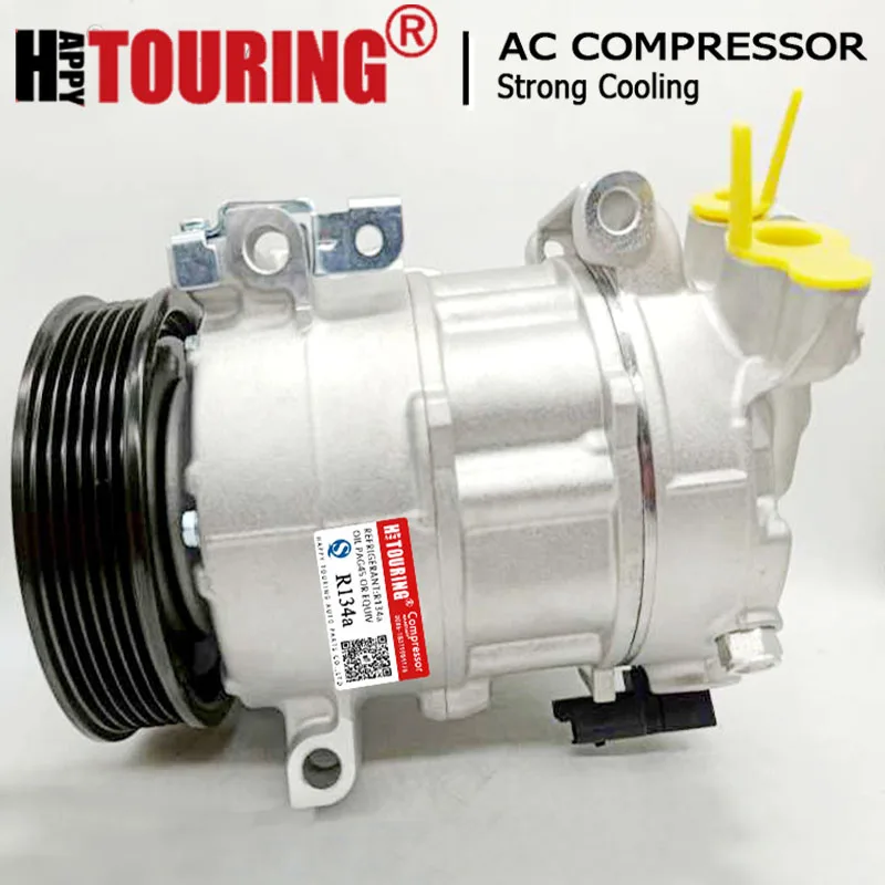 6SEL16C AC Compressor for Peugeot RCZ 1.6L 2011 2012 2013 2014 2015 1606230580 1606467480 6453WF 6453WG 6453WH 6453WJ 6453YQ
6SEL16C AC Compressor for Peugeot RCZ 1.6L 2011 2012 2013 2014 2015 1606230580 1606467480 6453WF 6453WG 6453WH 6453WJ 6453YQ