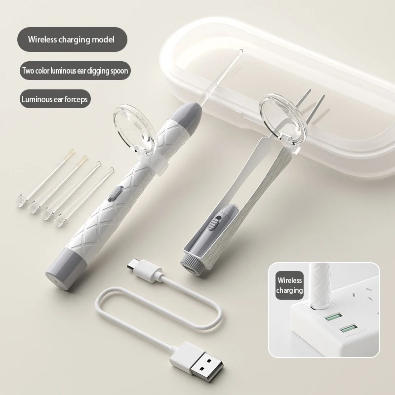 Ear Cleaning Tool Ear Picker With Light Ear Cleaner Wax Removal USB Rechargeable Ear Wax Remover Set Portable
Ear Cleaning Tool Ear Picker With Light Ear Cleaner Wax Removal USB Rechargeable Ear Wax Remover Set Portable