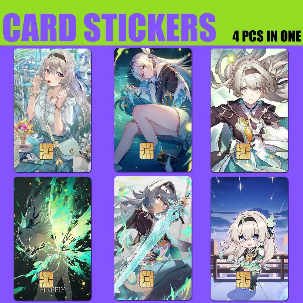 Firefly Game HSR Merchandise Card Stickers for Bank Access Protective Waterproof Film Cover Sticker Gift
Firefly Game HSR Merchandise Card Stickers for Bank Access Protective Waterproof Film Cover Sticker Gift