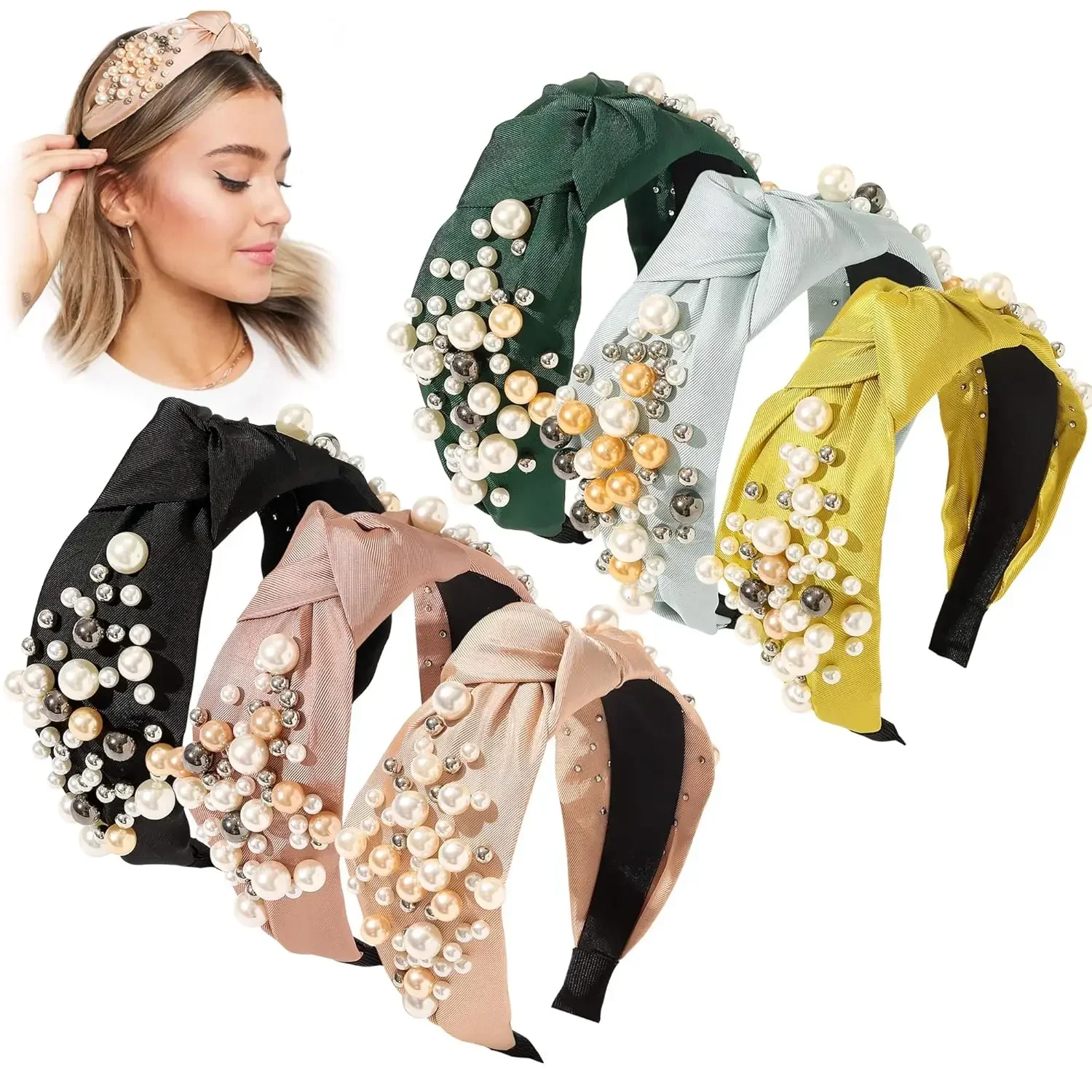 Headbands for Women Head Bands - 6pcs Padded Hair Accessories Hairbands for Girls No Slip Fashion Cute Headband Gift for Women
Headbands for Women Head Bands - 6pcs Padded Hair Accessories Hairbands for Girls No Slip Fashion Cute Headband Gift for Women