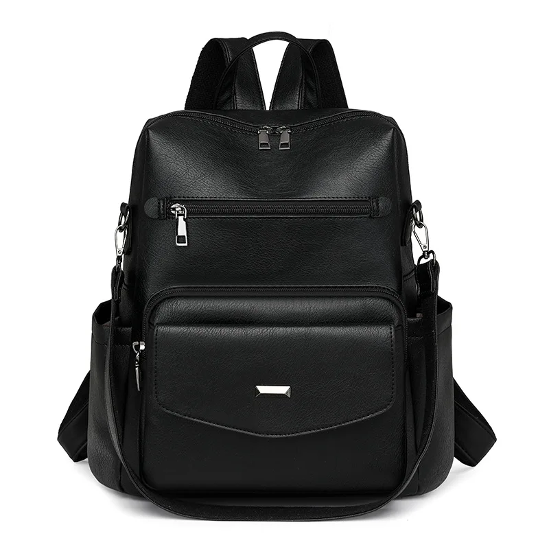 New Fashion Backpack Purse for Women Casual 6 Colors Vegan Leather Shoulder Bag Ladies Zipper Magnetic Flap Backpack Hot Sale
New Fashion Backpack Purse for Women Casual 6 Colors Vegan Leather Shoulder Bag Ladies Zipper Magnetic Flap Backpack Hot Sale