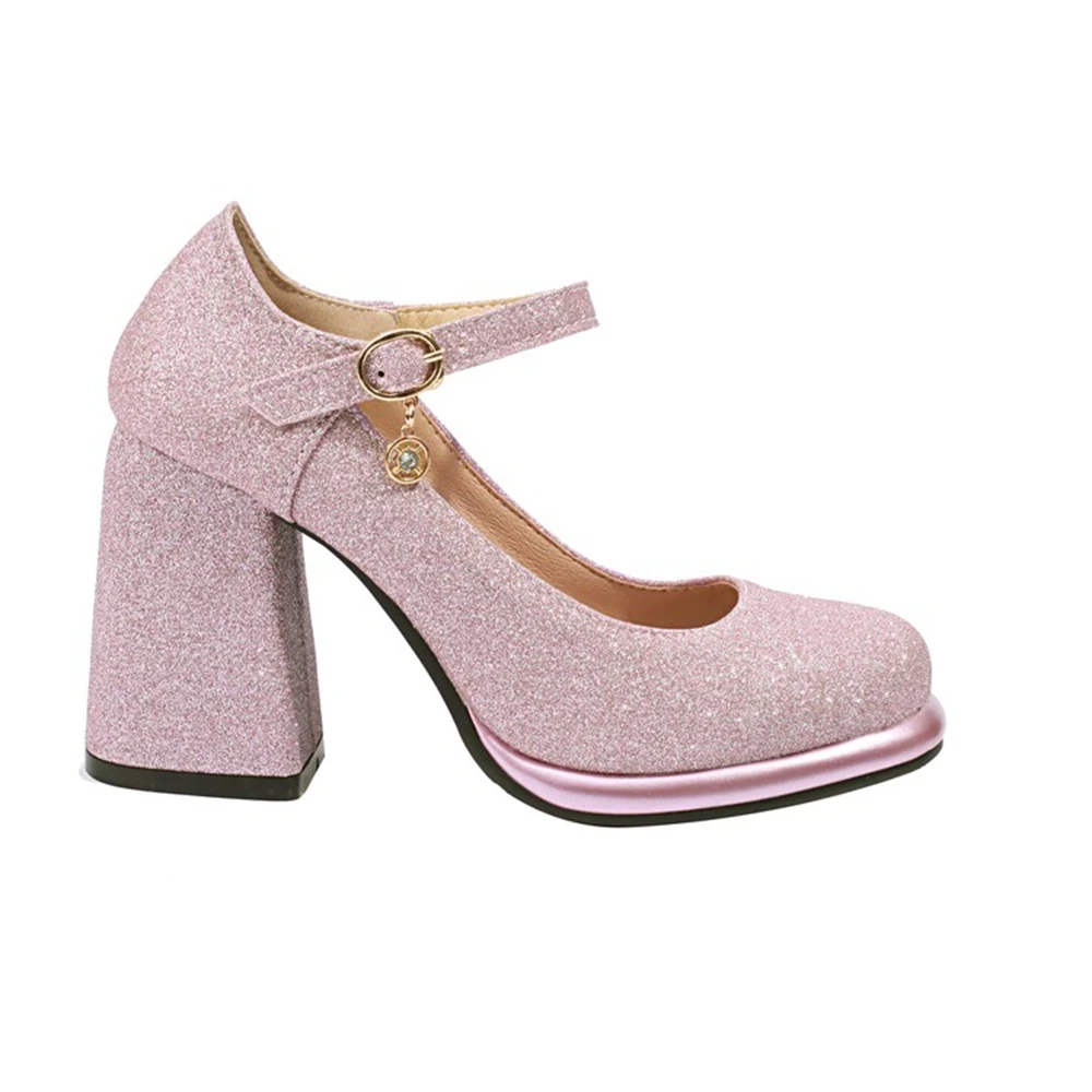 Women Fashion Round Head Thick Heel Mary Jane High Heels One Button Retro Dress Bridal Shoes Closed Toe Work Women Shoes 18-6
Women Fashion Round Head Thick Heel Mary Jane High Heels One Button Retro Dress Bridal Shoes Closed Toe Work Women Shoes 18-6
