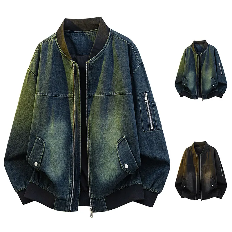 Autumn Sports Jacket Men Outdoor Vintage Denim Lapel Cycling Loose Jacket Women Spring Breathable Zippered Travel Casual Coats
Autumn Sports Jacket Men Outdoor Vintage Denim Lapel Cycling Loose Jacket Women Spring Breathable Zippered Travel Casual Coats