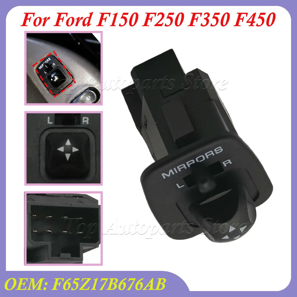 New Power Mirror Switch F65Z-17B676-AB F65Z17B676AB For Ford F150 F250 F350 F450 F550 Car Accessories
New Power Mirror Switch F65Z-17B676-AB F65Z17B676AB For Ford F150 F250 F350 F450 F550 Car Accessories