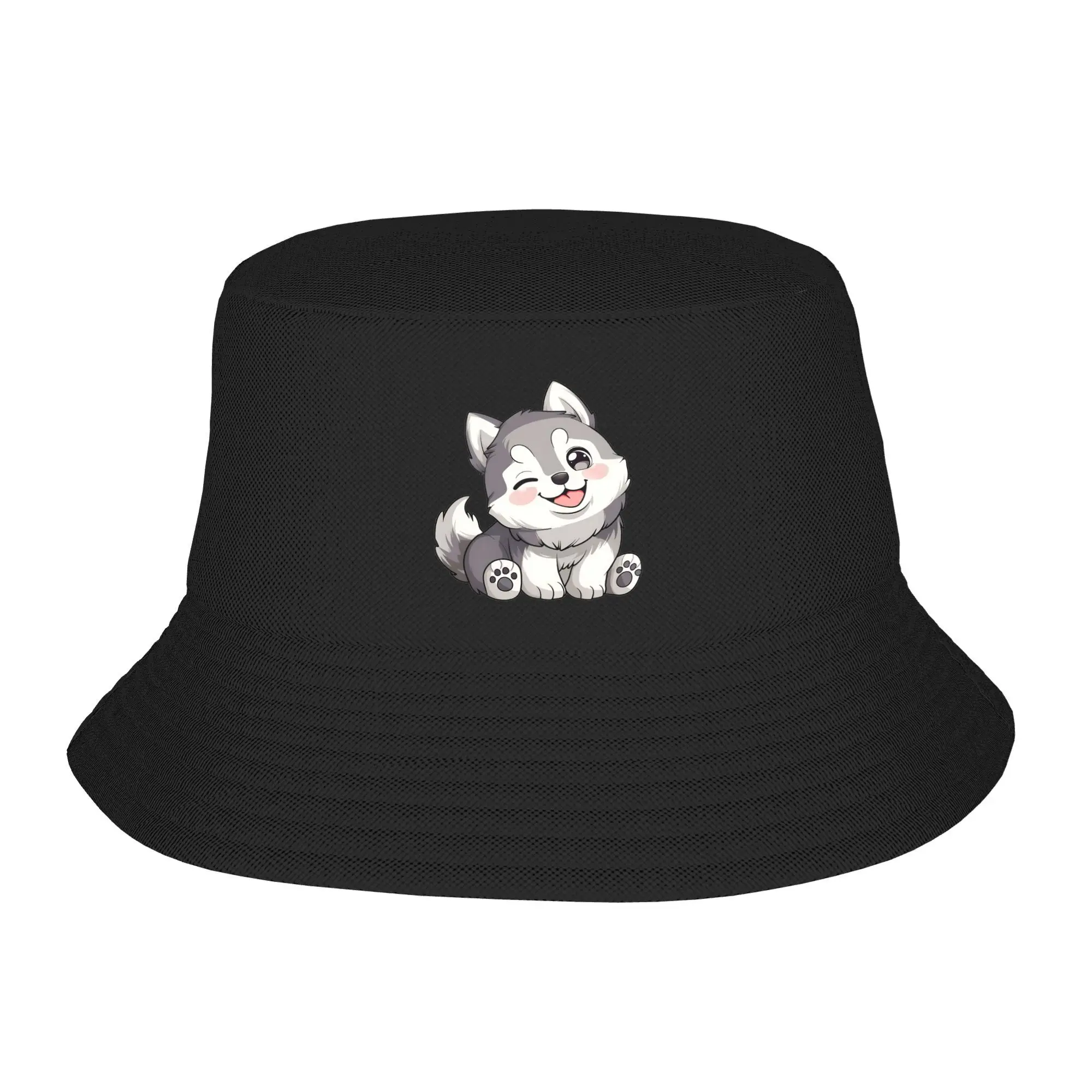Cute Winking Kawaii Husky Bucket Hat Panama Bob Hats Outdoor Cool Autumn For Summer Beach Fishing Unisex Fisherman Caps
Cute Winking Kawaii Husky Bucket Hat Panama Bob Hats Outdoor Cool Autumn For Summer Beach Fishing Unisex Fisherman Caps