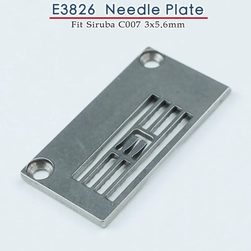 E3826 Throat Plate Fit For Siruba C007 (3x5.6mm) Industrial Coverstitch Sewing Machine Parts Flatlock Needle Plate
E3826 Throat Plate Fit For Siruba C007 (3x5.6mm) Industrial Coverstitch Sewing Machine Parts Flatlock Needle Plate
