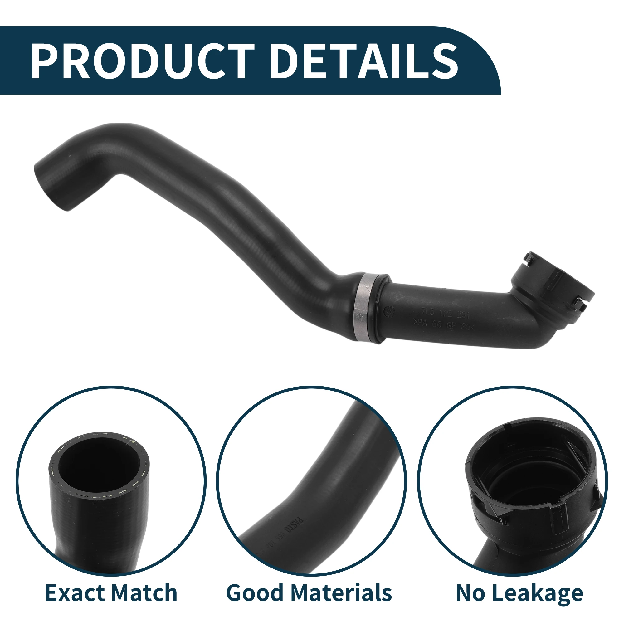 UXCELL Шланг радиатора Шланг нагревателя Выпускной шланг радиатора для Porsche Cayenne 2009 No 95510663300 Резиновая водопроводная труба Черный 1 шт. 
UXCELL Шланг радиатора Шланг нагревателя Выпускной шланг радиатора для Porsche Cayenne 2009 No 95510663300 Резиновая водопроводная труба Черный 1 шт.