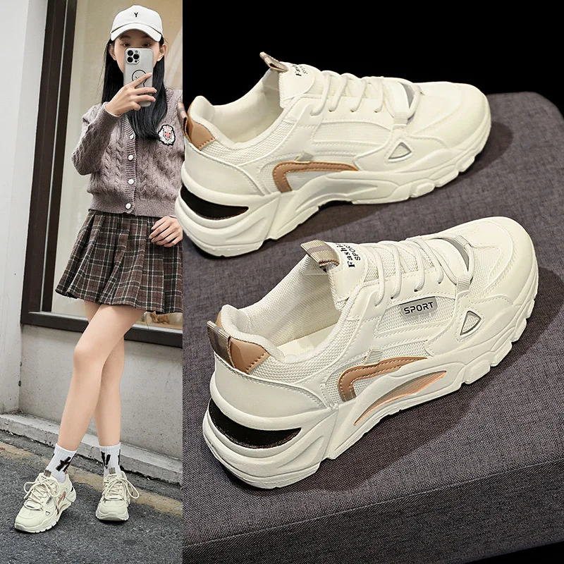 Женская обувь, новинка 2025, осенняя модная брендовая женская обувь Torre на толстой подошве, повседневная светоотражающая спортивная модная обувь для бега 
Женская обувь, новинка 2025, осенняя модная брендовая женская обувь Torre на толстой подошве, повседневная светоотражающая спортивная модная обувь для бега